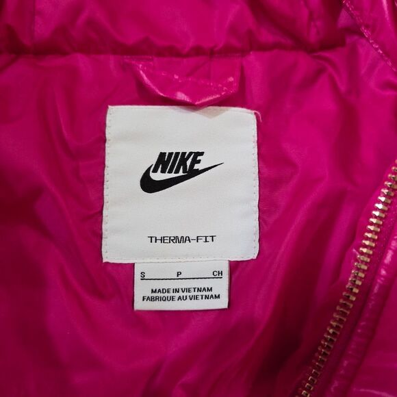 Nike Classic Puffer Shine Therma-FIT Jacket Parka Anorak Women's S LE FB8769-615 - Picture 9 of 14